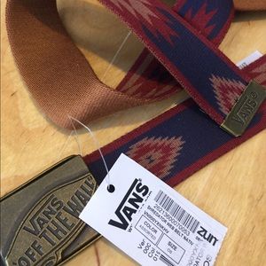 NWT! Aztec Vans Off the Wall Belt